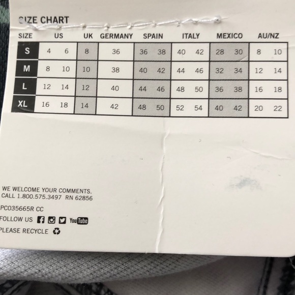 LAST ONE SZ S ! Utopia by Hue gray floral leggings - Picture 6 of 8